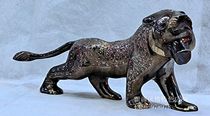 Tiger copper tiger Pakistan bronze birthday gift zodiac tiger ornaments handmade animal living room factory outlet