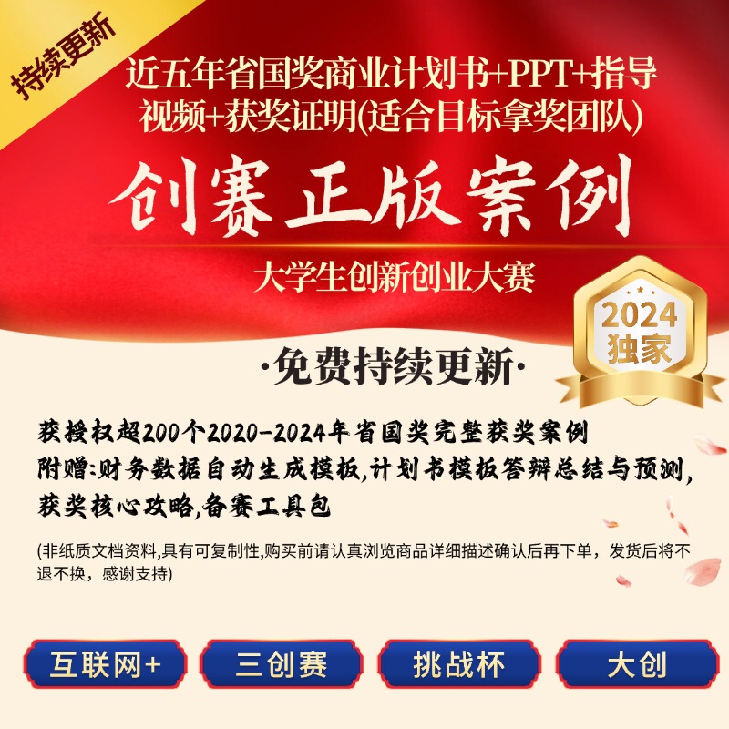 2026 Package Updates on Internet+ and Three Innovation Competitions, Challenge Cup, Provincial and National Awards, and Authentic Winning Cases