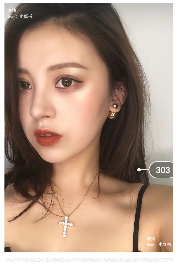 Orange Home Beauty Thai Zenn Monochrom Blush Mini Pearlescent Matte Waterproof Coloring Coloring Makeup Makeup Cream Blush - Blush / Cochineal phan ma hong