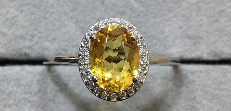 捡 vòng pha lê tự nhiên màu xanh lục topaz tourmaline moonstone ô liu garnet hàng nhẫn pha lê nhẫn nữ đẹp
