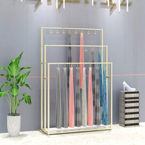 窗帘吊卡展示架家纺布艺落地式陈列架子移动布料样品色卡展会架子