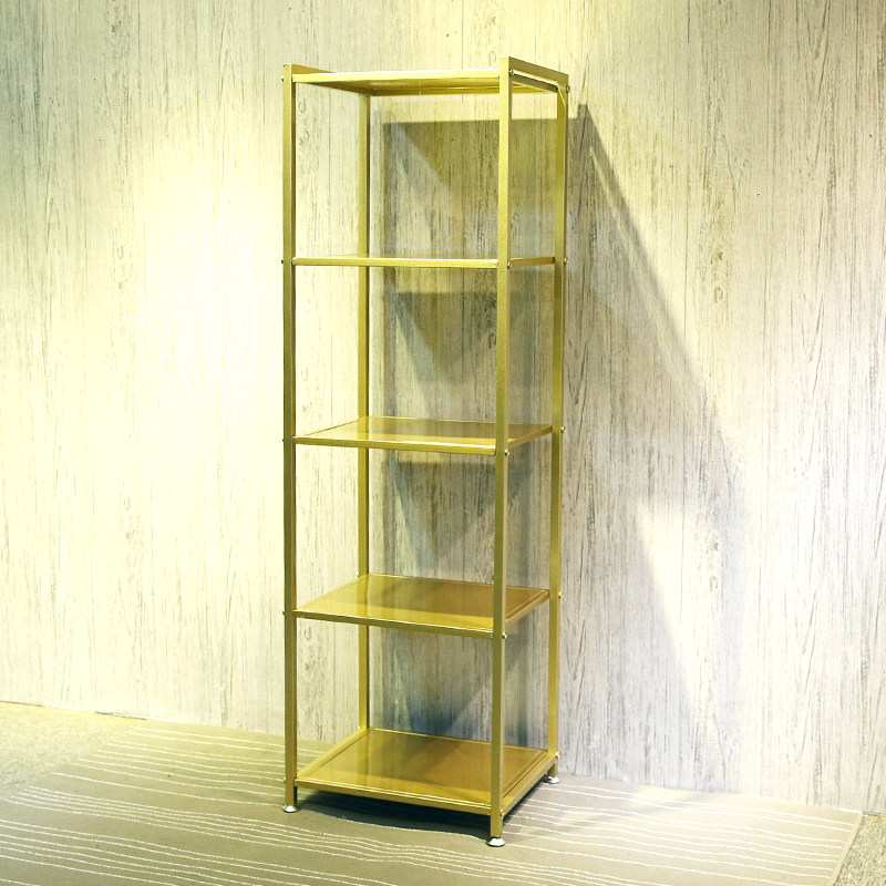 Wrought iron bag rack Clothing store shoe rack display rack Household multi-layer floor-to-ceiling window shelf shelf storage layer shelf