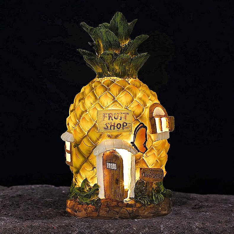 Solar Pineapple Lamp Outdoor Waterproof Garden Ornament Strawberry House Balcony Courtyard Lawn Craft Decorative Light Solar Pineapple Lamp Outdoor Waterproof Garden Ornament Strawberry House Balcony Courtyard Lawn Craft Decorative Light