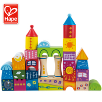 Hape Fairy Tale castle scene building large wooden building blocks Childrens educational toys 1-3 years old promotion