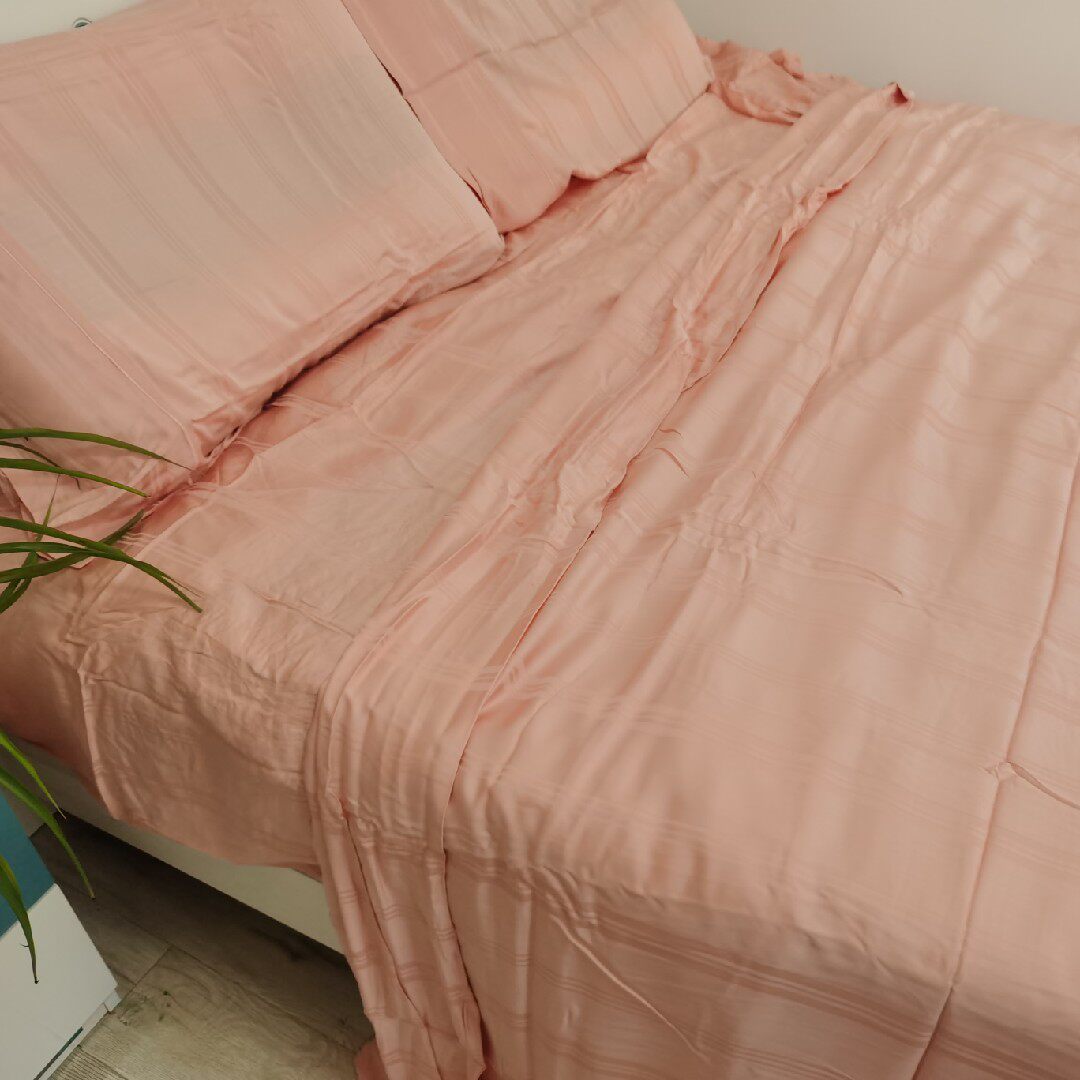 618 large pro-foreign trade Original Monodee Heather Sky Silk Bed Gasawara Double Man Bed Cool Modell Six Pieces Kit Sleeve