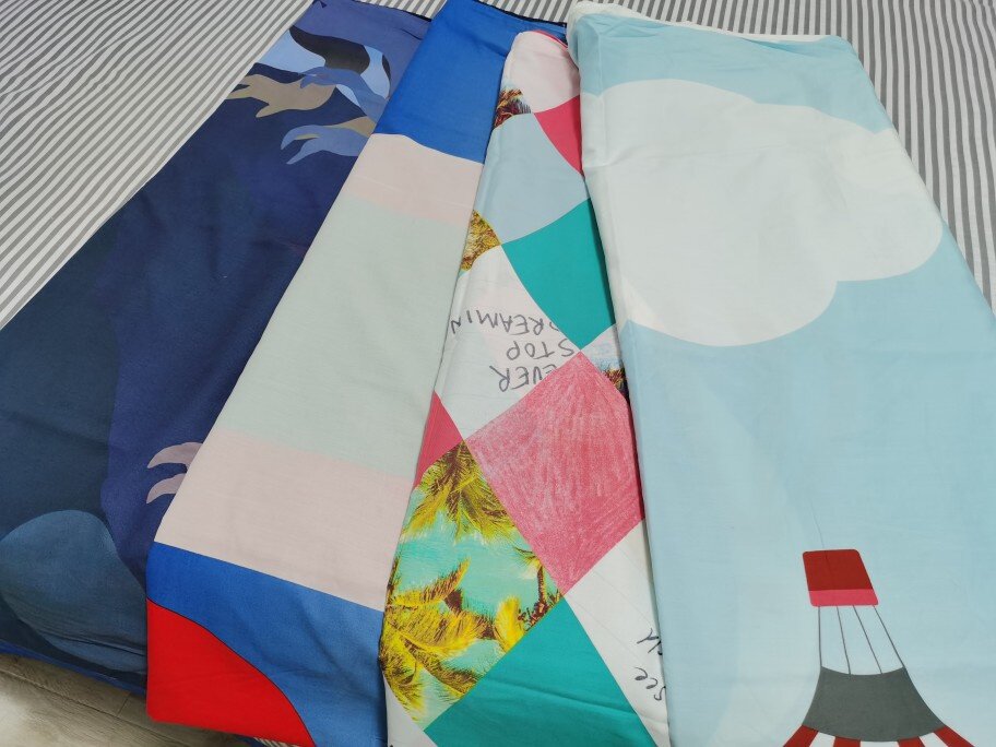 Foreign trade Home All cotton Sky silk cotton cartoon single single piece student children small quilt cover quilt cover