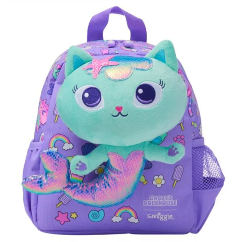 Fuchsia school bag for early age, universal backpack, storage system, 1-3-6 years