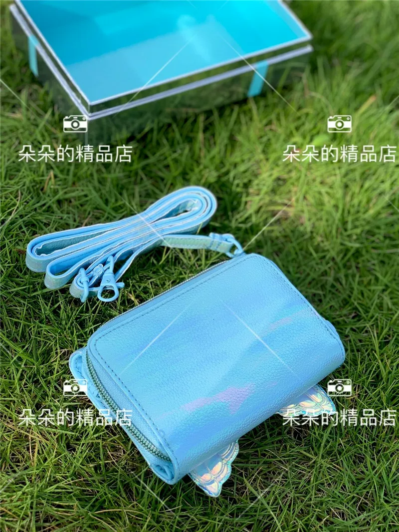 Австралийская Smiggle Девочка Русалочка Мерменмент Многофункциональные карточные сумки Розовый Крыло Крыло Уолтер Ходьба Мультимедийные