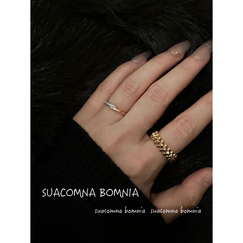 Export High-End/Niche Design Irregular Geometric Ring for Women, Studded with Rivets, Gold Color, High-End Fashion Ring for Men Export High-End/Niche Design Irregular Geometric Ring for Women, Studded with Rivets, Gold Color, High-End Fashion Ring for Men