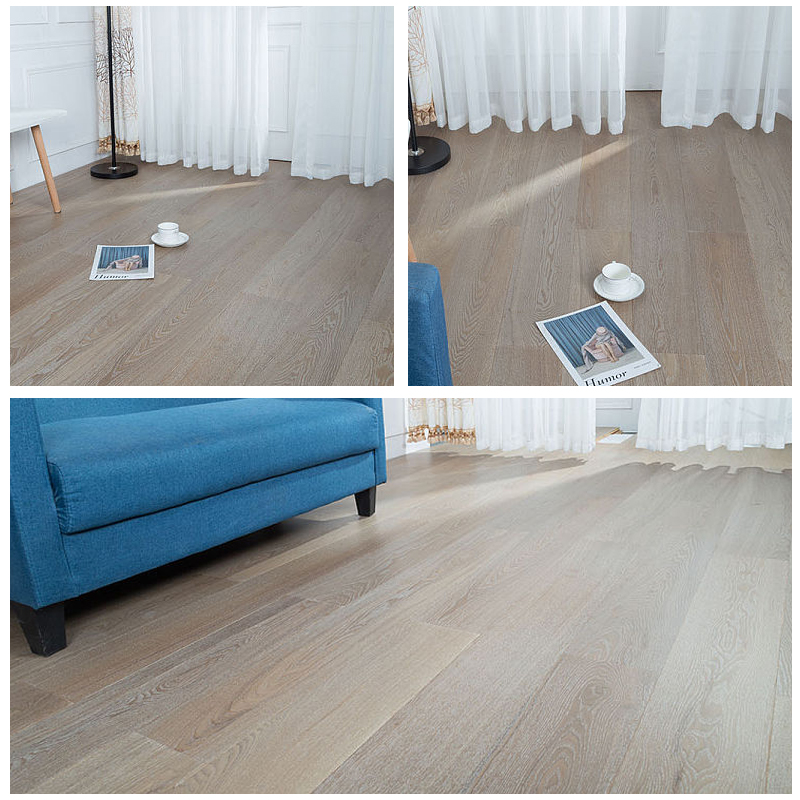 15MM three-layer solid wood composite wood floor home environmentally friendly black walnuts grey original wood colour pack installation minimalist wood