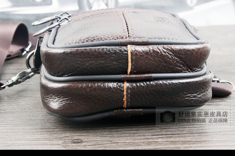 2019 da bò đeo thắt lưng 6 inch 7 inch dọc điện thoại di động túi nam túi đa chức năng da lớn túi vành đai - Túi điện thoại túi lv nữ chính hãng