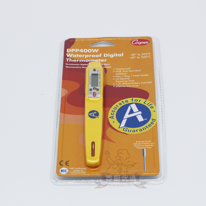 American Cooper-Atkins DPP400W digital display food center probe pen waterproof thermometer