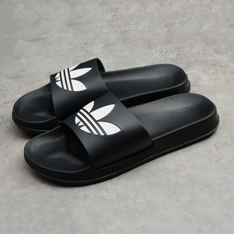 Adidas Trefoil Slippers 2026 Summer Couple Style Home Bathroom Non-Slip Flip-Flops