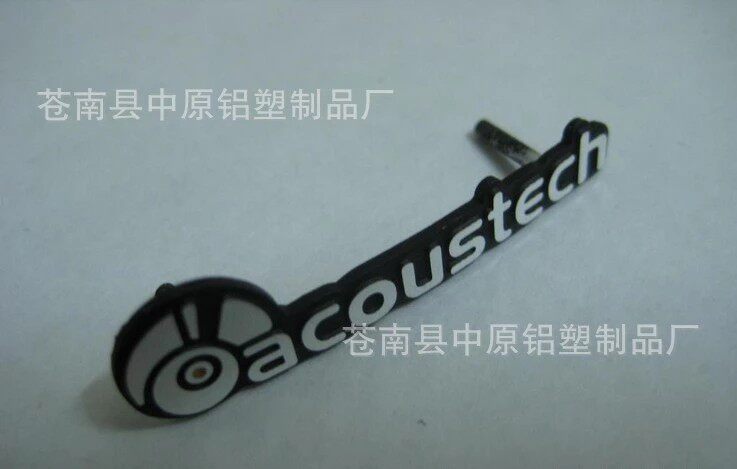 High-gloss brand custom high-end furniture trademark logo screen printing nameplate custom sticker stamping corrosion metal sign