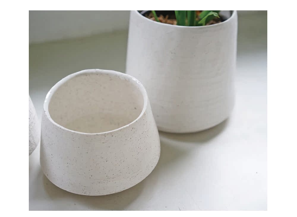 [Vườn thực vật Zhongxia MÙA H]] chậu hoa gốm thủ công bình hoa gió Bắc Âu - Vase / Bồn hoa & Kệ bình thủy tinh cắm hoa