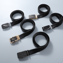 Durable foreign trade factory mens automatic buckle young and middle-aged business casual pants belt simple casual belt
