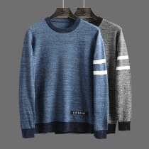 Classic first-line foreign trade Mens factory cut tail goods fashion casual slim round neck sweater sweater