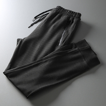 Autumn Winter Money Foreign Trade Factory Cut Mark Mens Clothing Black Sports Casual Long Pants Closed Casual Pants Mens Wave