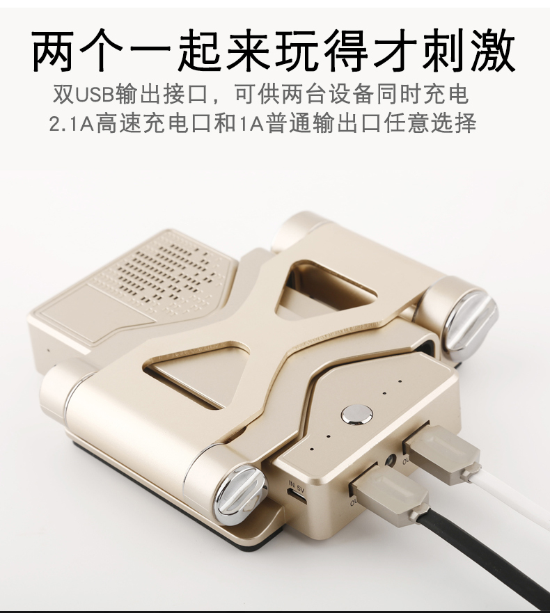 Po điện thoại sạc cái nôi Bluetooth stereo triple đa chức năng phổ cập điện thoại di động cầm tay món quà tùy chỉnh - Ngân hàng điện thoại di động sạc dự phòng anker 10000
