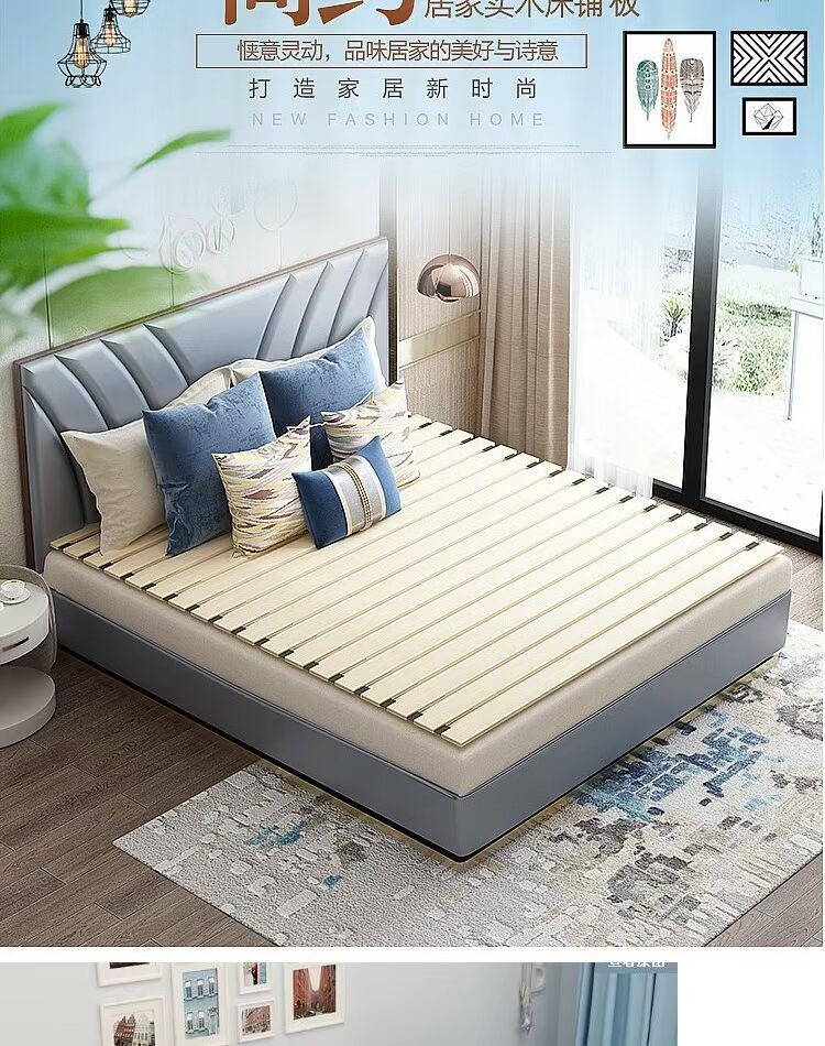 1.2 gỗ vận chuyển gấp nệm tùy chỉnh làm giường đặt giấy gấp tấm 1,5 m 1,8 eo boong cứng tấm - Giường giường 3 tầng