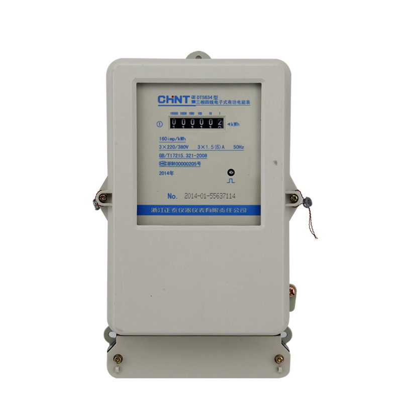 Zhengtai DTS634 1 5 (6) A three-phase four-wire electronic active energy meter electric meter-Taobao