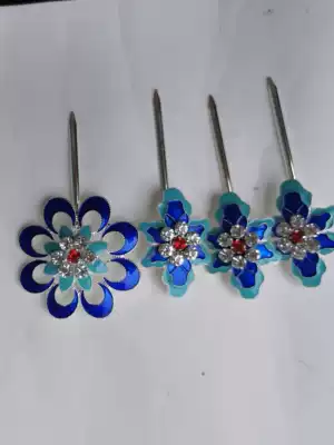 Drama Opera Peking Opera Danjiao headdress imitated silk seven star bubble Tsing Yi Miss Huadan Imitated Cuitou noodles