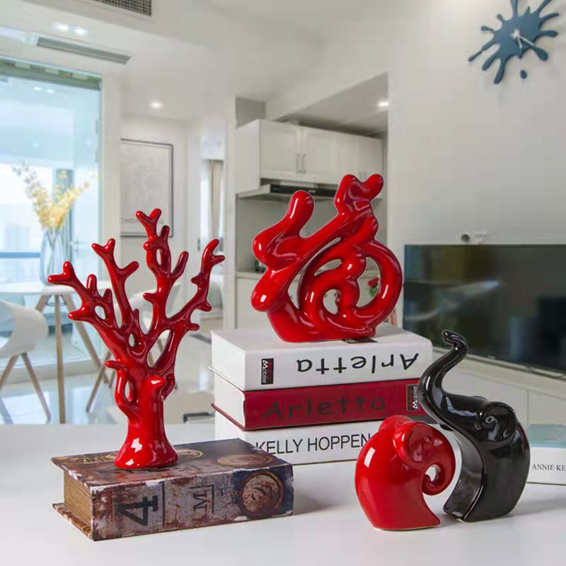 Modern home wine cabinet decoration decoration living room porch TV cabinet craft gift decoration wedding gift creative knick-knack