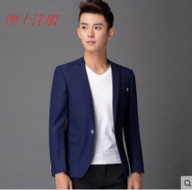Tailored casual Korean slim business suit custom groom wedding dress host suit