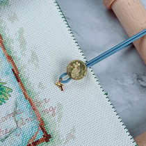 Cross-stitch cloth button cross-stitch cloth button cross-stitch side clip cross-stitch cloth artifact (12 2)
