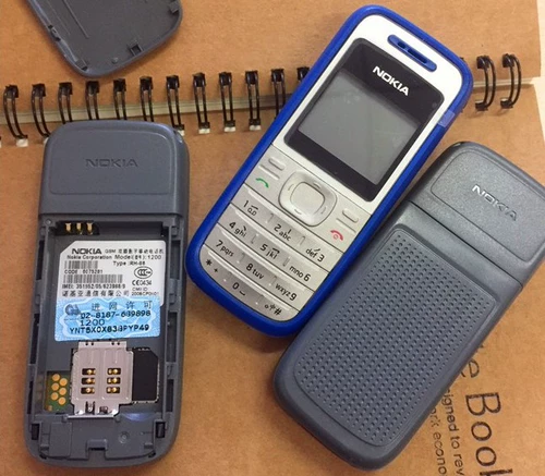 Nokia/诺基亚 1200 Классические ностальгические ключи, прямые доски, без статуи, сеть студентов Elder 1208 Мобильный телефон