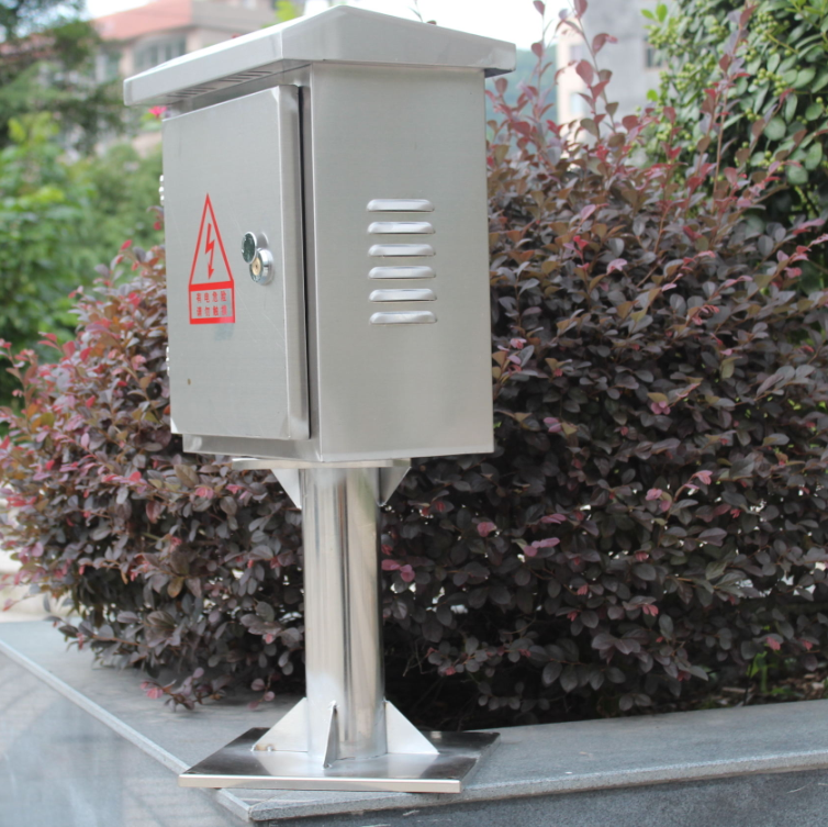 Outdoor stainless steel floor - to - ground distribution box outdoor rainwater column charging pile cabling box control electrical box 40 30
