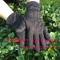 Three-tendon white gloves in winter plus velvet thickened protocol etiquette warm and cold-proof white gloves on duty parade