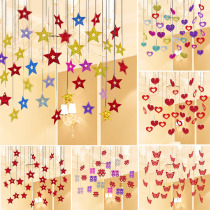 Creative romantic balloon rain sequins pendant accessories props wedding supplies balloon wedding room decoration decoration