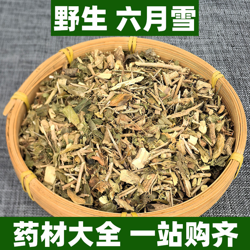 Authentic and Genuine Chinese Medicinal Herbs from Guangxi: Wild June Snow Flower, Gypsophila, White Horse Bone, and Roadside Thorn ‌ ‌ 500g