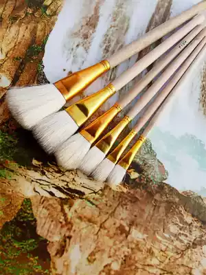 Brush pure wool oil brush gouache paint painting glue cleaning small single soft wool art supplies