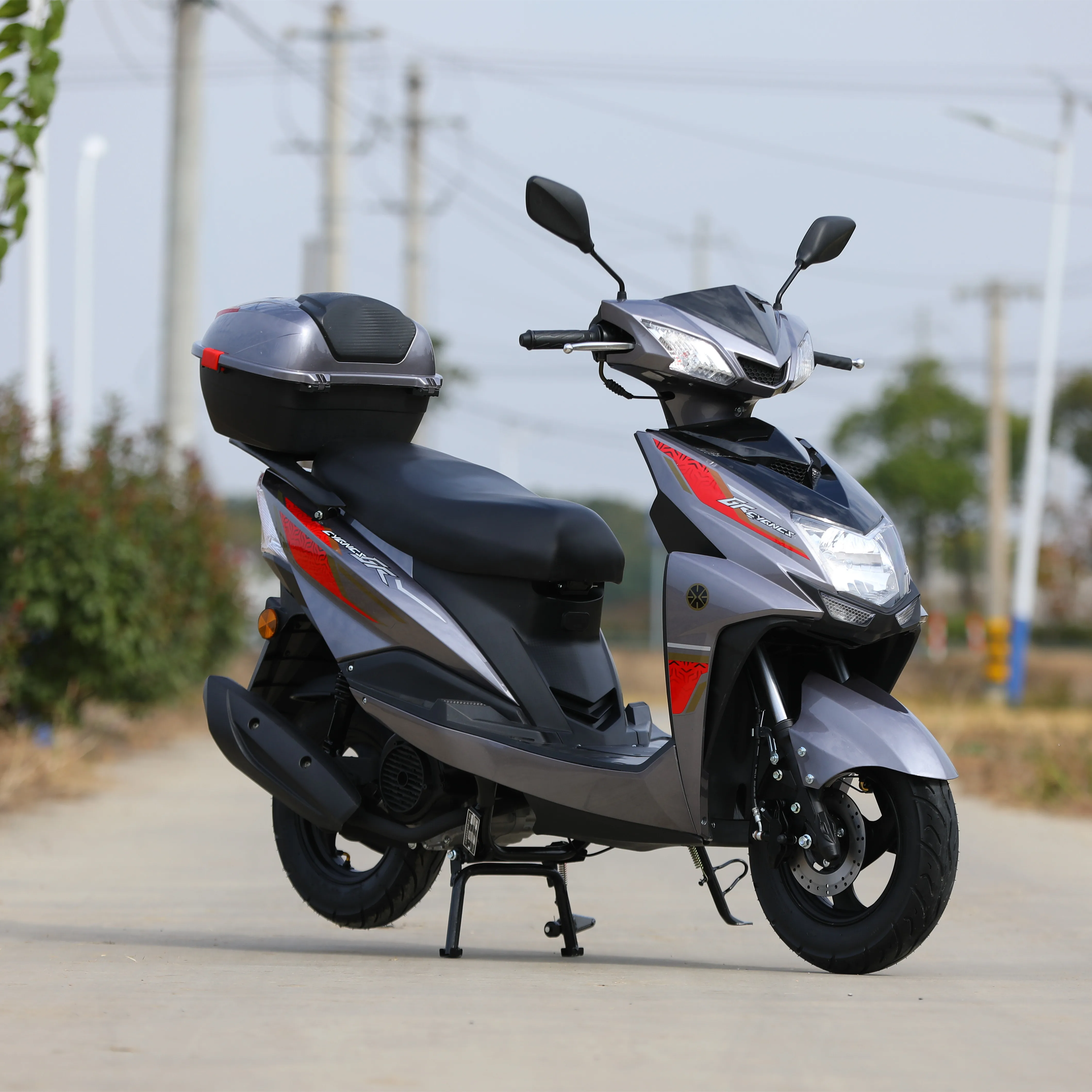Новый скутер 125cc мотоцикл Национальная IV электрозаправка скутер мужчина и женщина экономичный Шанглинг транспортное средство можно зарегистрировать