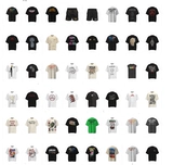 Европейский и американский бренд Tide Classic High Street Dept Dept делает старую ручную руку граффити, напечатанные, короткие тройники