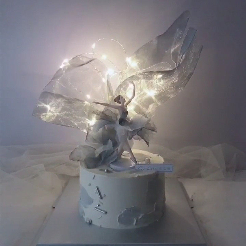 Net red ballet girl cake decoration dress dance girl dress birthday party dress