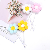 Gross Balls Small Flowers Cake Decoration Plugin Yellow Powder Blue White Multicolored Optional Birthday Party Sweet Pint 100 Hitch Costume