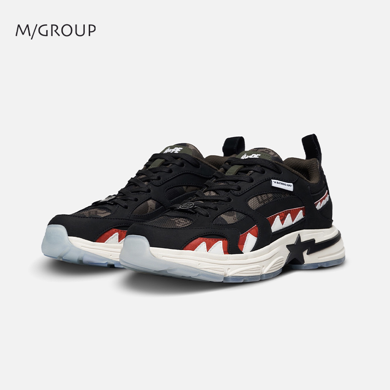 Limited Release 25Ss Clot X Bape Collaboration Shark Sta