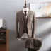Bộ đồ vest nam công sở phù hợp với bộ đồ ba mảnh Slim phiên bản Hàn Quốc chuyên nghiệp của Anh gió nhỏ phù hợp với chú rể váy cưới bộ vest nam thời trang Suit phù hợp