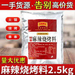Ji Brothers Barbecue Seasoning 2.5kg Catering Commercial Grilled Wings Pickles Barbecue Fish Dip Cumin Powder Dip
