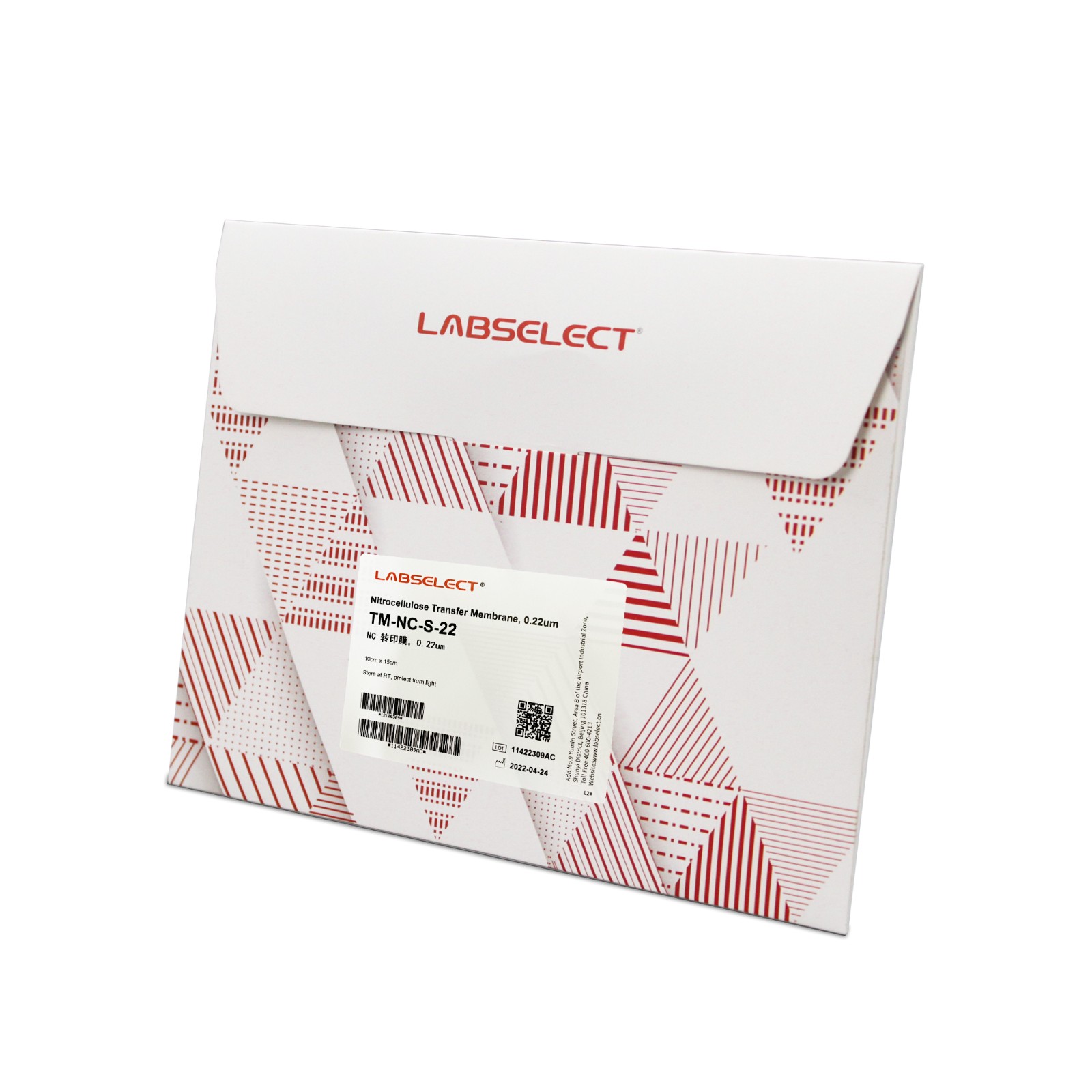 LABSELECT TM-NC-S-22 NC膜硝酸纤维素转印膜0.22&mu;m (10cmx15cm)
