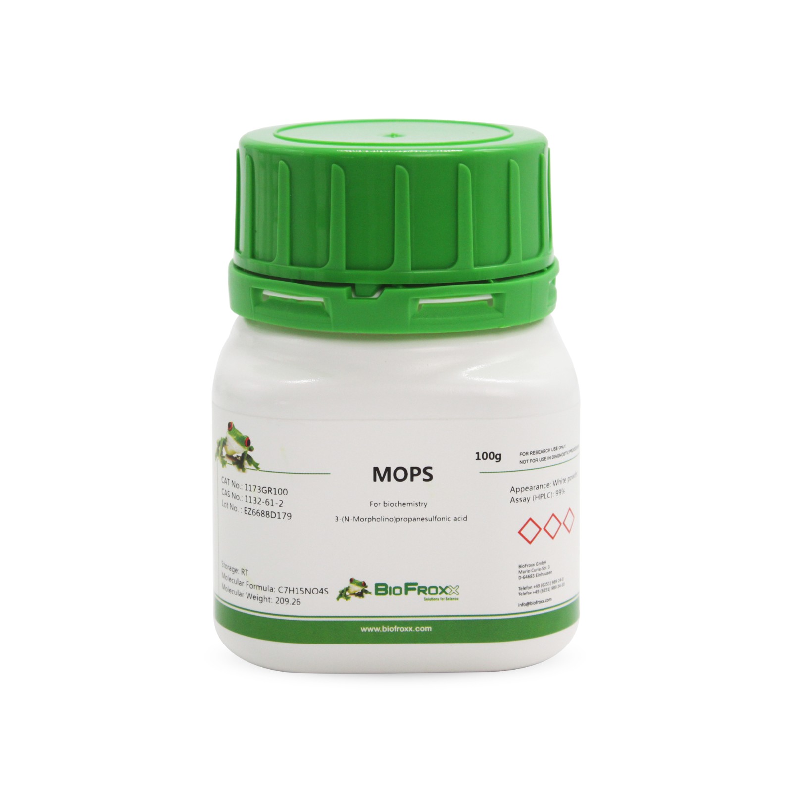 BioFroxx 1173GR100 丙磺酸MOPS 100g