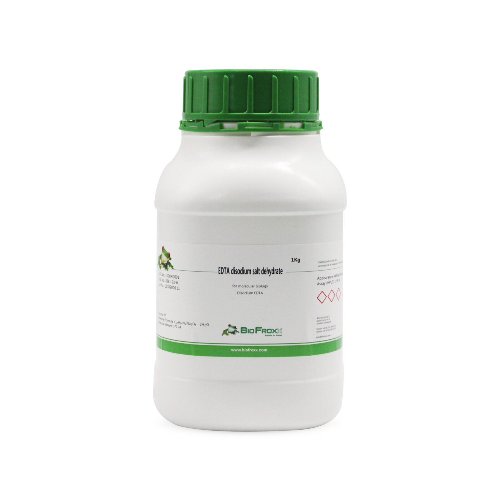 BioFroxx 1108KG001 乙二胺四乙酸二钠 EDTA Na2 1000g 1kg