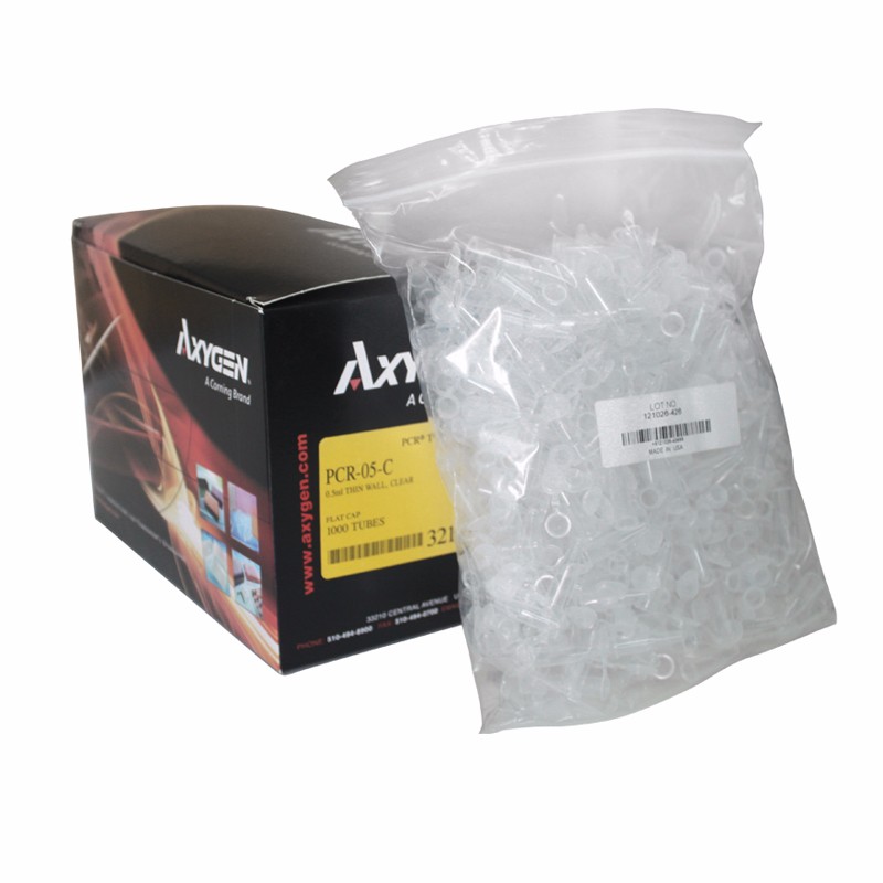 Axygen PCR-05-C 0.5ml平盖薄壁管 授权供应商正品行货不售A货