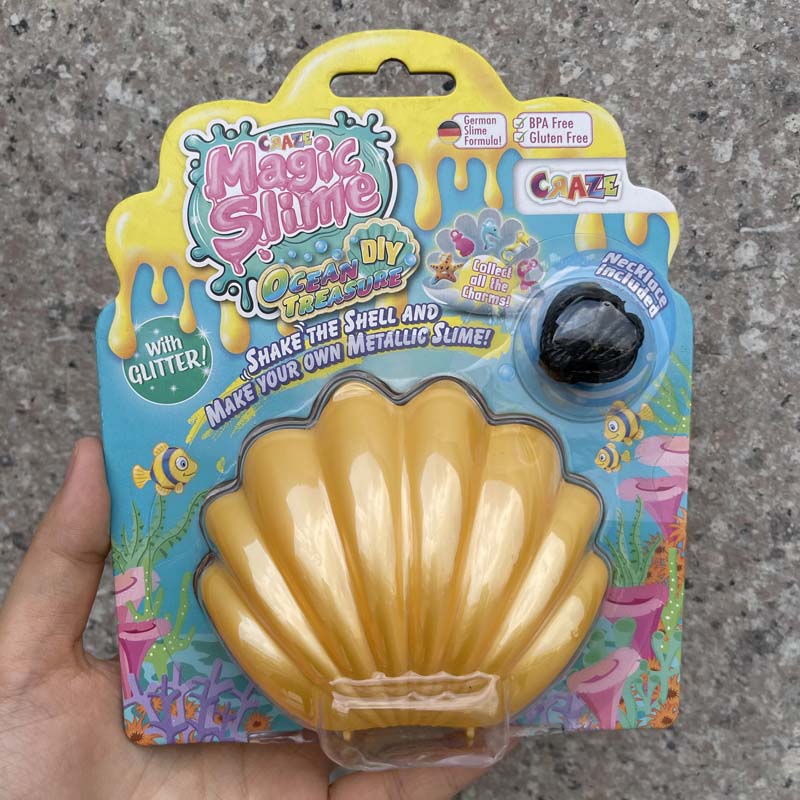 Export German slime crystal mud handmade DIY exquisite marine shell children's blind box material set box
