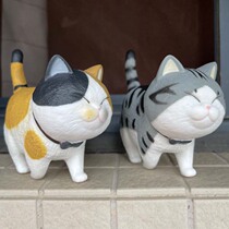 Genuine super cute Q version cute desktop trend big cat Bell doll car decoration girlfriend gift doll