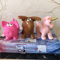 Export soft glue animal unicorn deer graffiti writing handmade DIY children creative couple confession gift ornaments