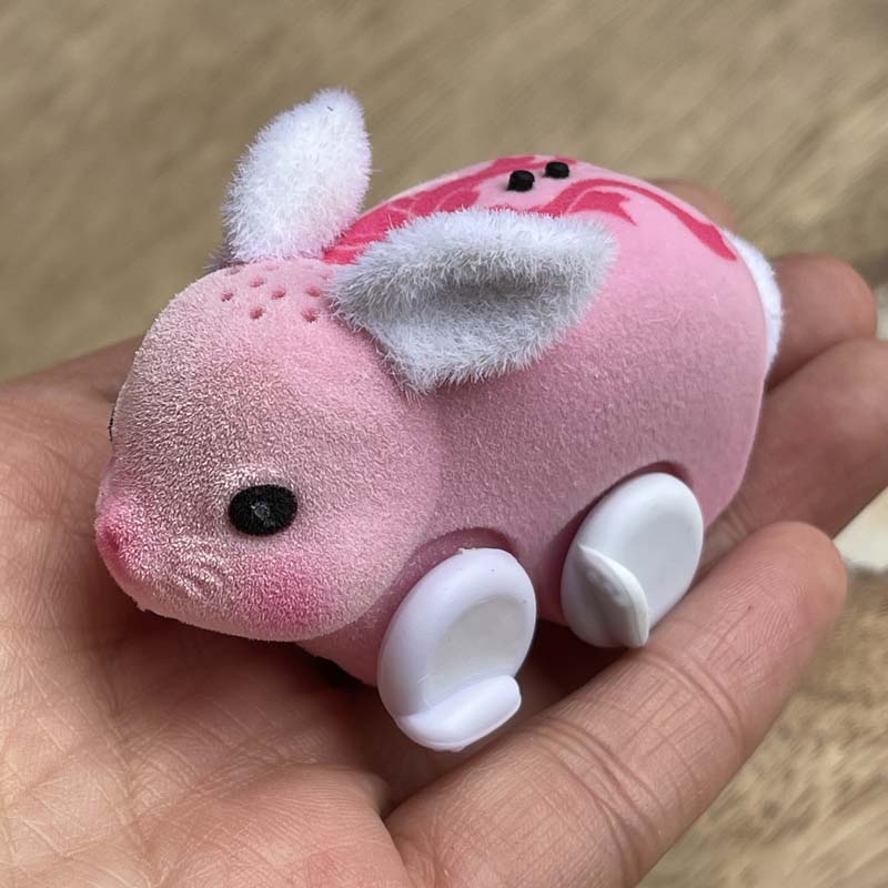 Export children's electric small hamster rabbit fox can run mini sound play house pet toys for boys and girls